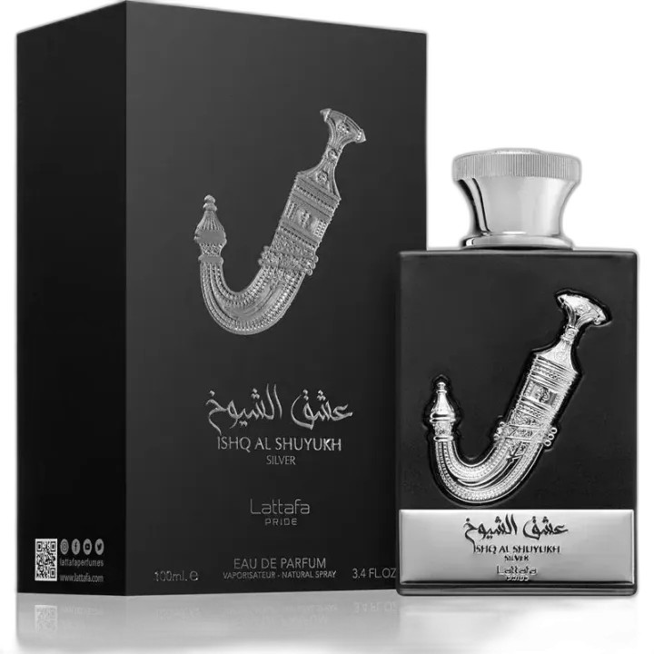 Ishq Al Shuyukh Silver Lattafa Unisex 100ml
