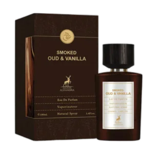 SMOKED OUD Y VAINILLA Maison alhambra perfume Unisex 100ml. — imagen 2