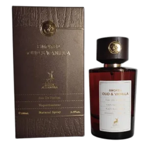 SMOKED OUD Y VAINILLA Maison alhambra perfume Unisex 100ml. — imagen 4