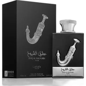 ISHQ AL SHUYUKH SILVER Lattafa perfume Unisex 100ml — imagen 2