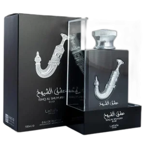 ISHQ AL SHUYUKH SILVER Lattafa perfume Unisex 100ml — imagen 3