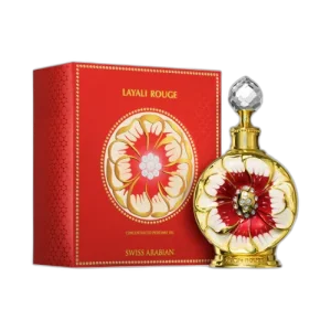 Swiss Arabian - Layali Rouge 15ml - Aceite perfumado concentrado - Perfume Unisex — imagen 2